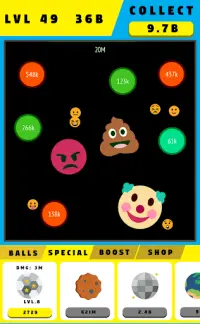 Idle balls smash - Nonstop fun clicker games 2020 Screen Shot 1