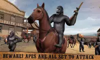 Apes Age Vs Wild West Cowboy: Survival Game Screen Shot 0