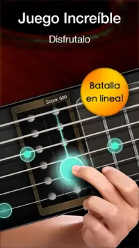 Simulador de guitarra con ritmo libre y juegos Screen Shot 1