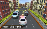 verbazingwekkend Politie auto stad het rijden Screen Shot 4
