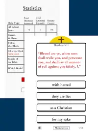 Quiz of the Christian Bible ( King James Version ) Screen Shot 16