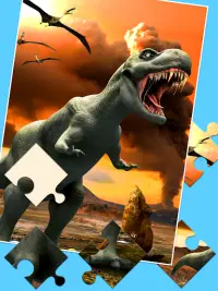 Dinosaurier-Rätsel Screen Shot 0