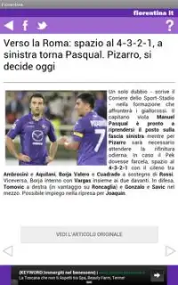 Fiorentina.it Screen Shot 2