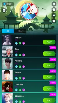 EXO Hop: Obsession KPOP Rush Tiles Hop Game 2020! Screen Shot 0