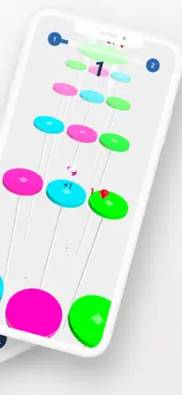 Color Splashy 3D - Colour Hit & Jumping up Ball Screen Shot 1