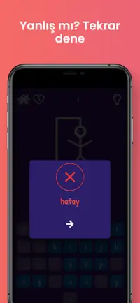 Hangman - Adam Asmaca Oyunu Screen Shot 4