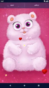 Cute Fluffy Live Wallpaper Screen Shot 4