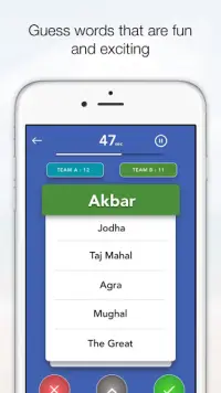mTabu - Word Guessing game with a twist Screen Shot 1