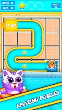 diversão da corrediça da piscina do gatinho Screen Shot 11