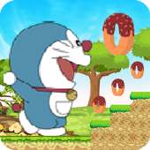 Super Doreamon Run in Cookie Jungle World