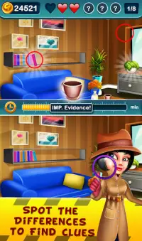 Criminal Detective Story : Spot Difference Cases Screen Shot 2