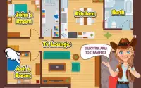 Dream Home Cleaning: Princess House Clean up Games Screen Shot 4