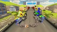 Chained Bike Rider 2017: Real Traffic Racing Games Screen Shot 2