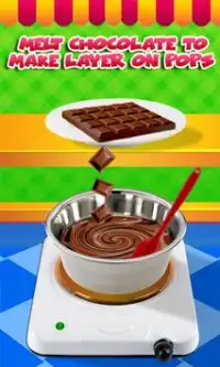 Шоколадный торт Pops Fun - Бесплатные игры для кул Screen Shot 3