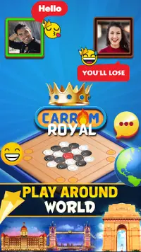 Carrom Royal : Disc Pool Game Screen Shot 0