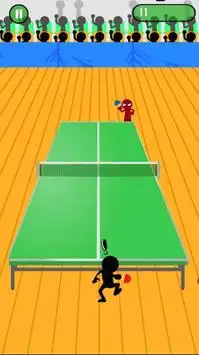 Stickman Ping Pong Screen Shot 1