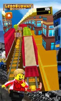 Lego Subway Runner Surfers Screen Shot 0