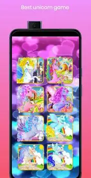 Unicorn Dress Up : Magic Horse Girls game Screen Shot 1