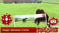 Wild Cow Simulator 3D Game Screen Shot 1