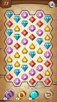 Jewels and gems - match jewels puzzle Screen Shot 12