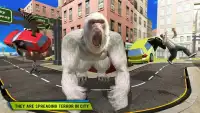 Angry Gorilla Rampage Attack Beast City Smasher Screen Shot 1