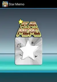 Star Memo - free memory games Screen Shot 0