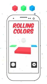 الكرة الحائرة - Rolling Colors Screen Shot 0