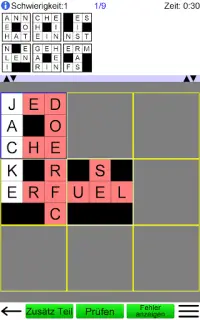 Puzzle Kreuzwort   Screen Shot 8