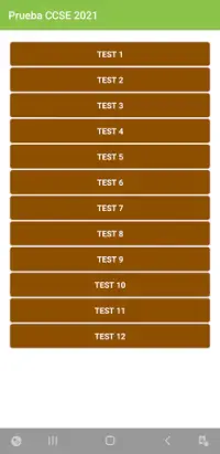 CCSE 2023 Test Nacionalidad Screen Shot 1