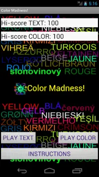 Color Madness! Screen Shot 0