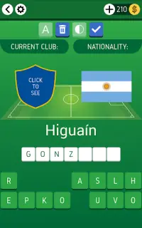 Names of Soccer Stars Quiz Screen Shot 11