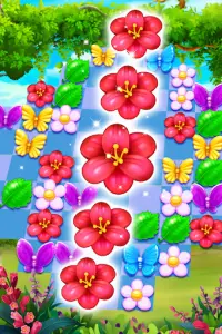 match libre de fleur papillon Screen Shot 3