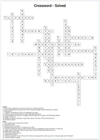 English Crossword Maker Screen Shot 1