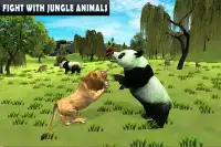 जंगली पांडा परिवार जंगल सिम Screen Shot 2