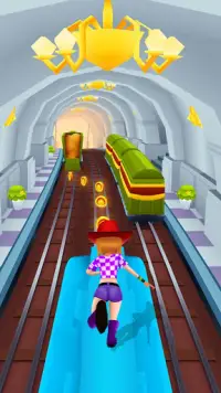 Railway Running Game Screen Shot 2