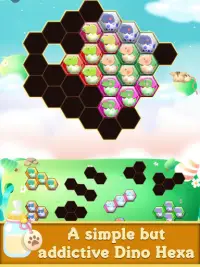 ディノヘキサパズルゲーム : 恐竜ヘキサブロックパズル Screen Shot 7