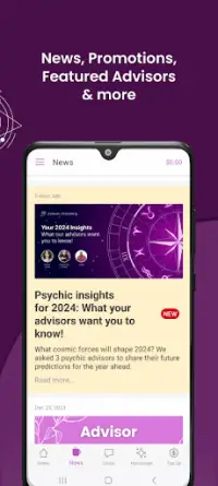 Zodiac Psychics: Tarot Reading Screen Shot 7