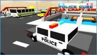 Police Cube Car Craft Sims 3D Screen Shot 12