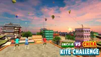 India vs China kite flying game Screen Shot 2