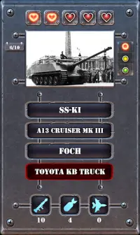 Tank Quiz Screen Shot 5