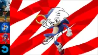 Magic Coloring Sonik Blue Hedgehog 2 Screen Shot 3