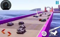 पागल कार: रेसिंग स्टंट ड्राइव Screen Shot 1