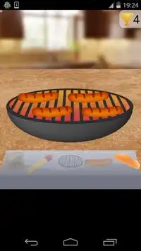 bbq grill permainan memasak Screen Shot 0
