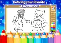 Super Heroi Desenhos - Jogos Para Colorir Gratis Screen Shot 0