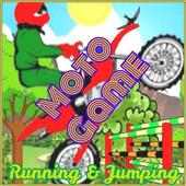 Moto Game Running and Jumping