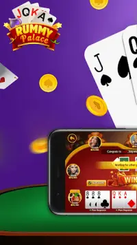 Rummy Palace - the best Online Rummy Interface Screen Shot 0