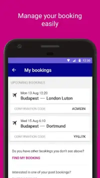 Wizz Air Screen Shot 4