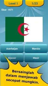 Flags of the World Quiz Screen Shot 1