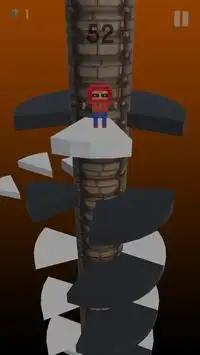 Spiral Man Helix Jump 3D Screen Shot 2