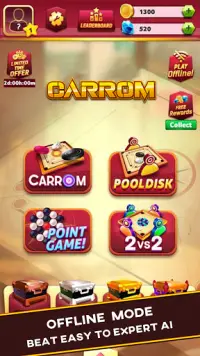 Carrom Queen - Best Online Carrom Disc Pool Game Screen Shot 1